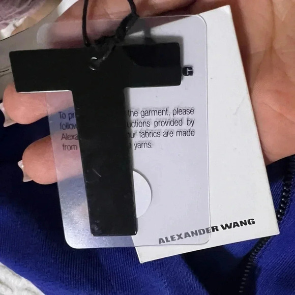 NWT ALEXANDER WANG Women’s Blue Pants - Picture 7 of 14